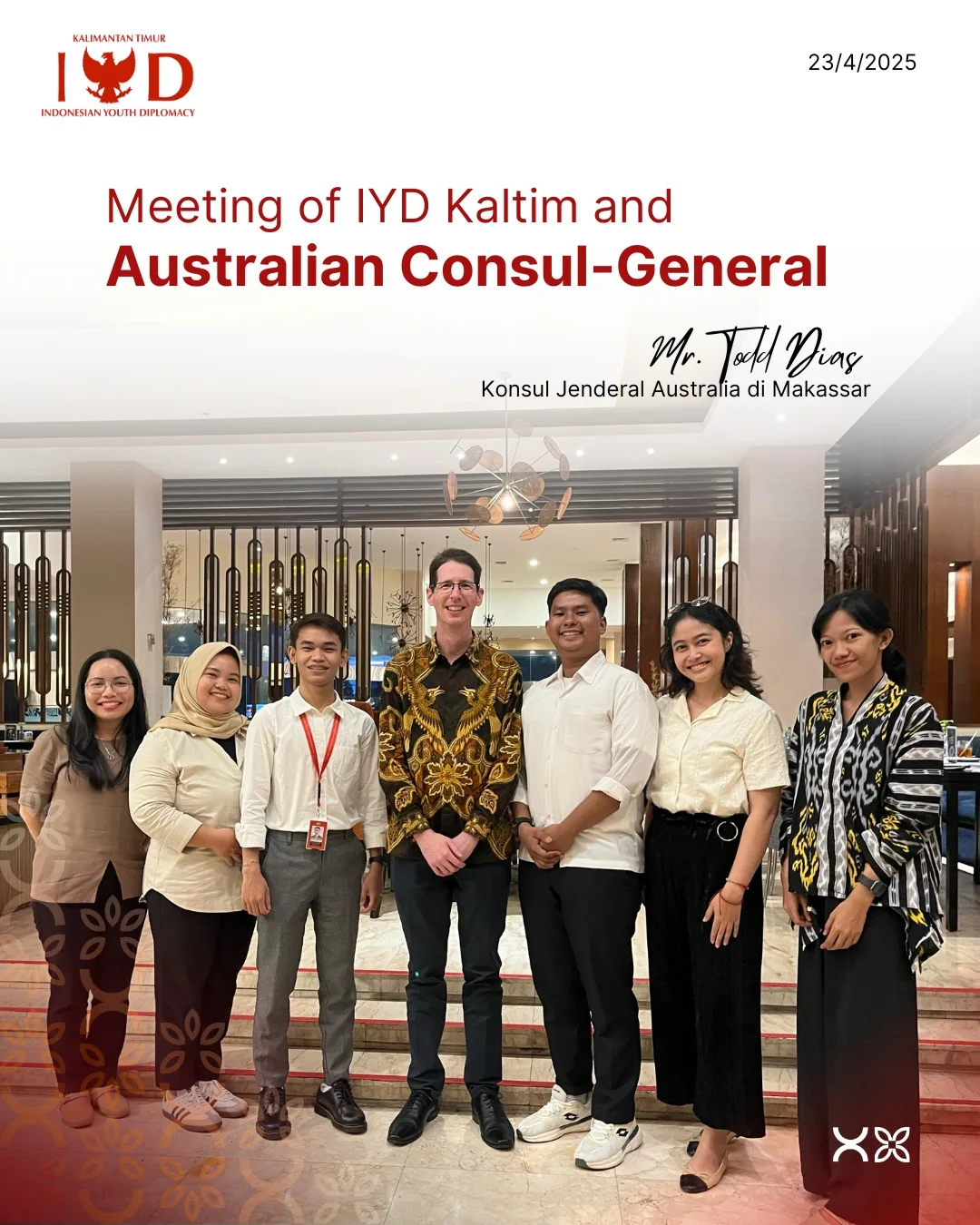 Meeting of IYD Kaltim and Australian Consul-General