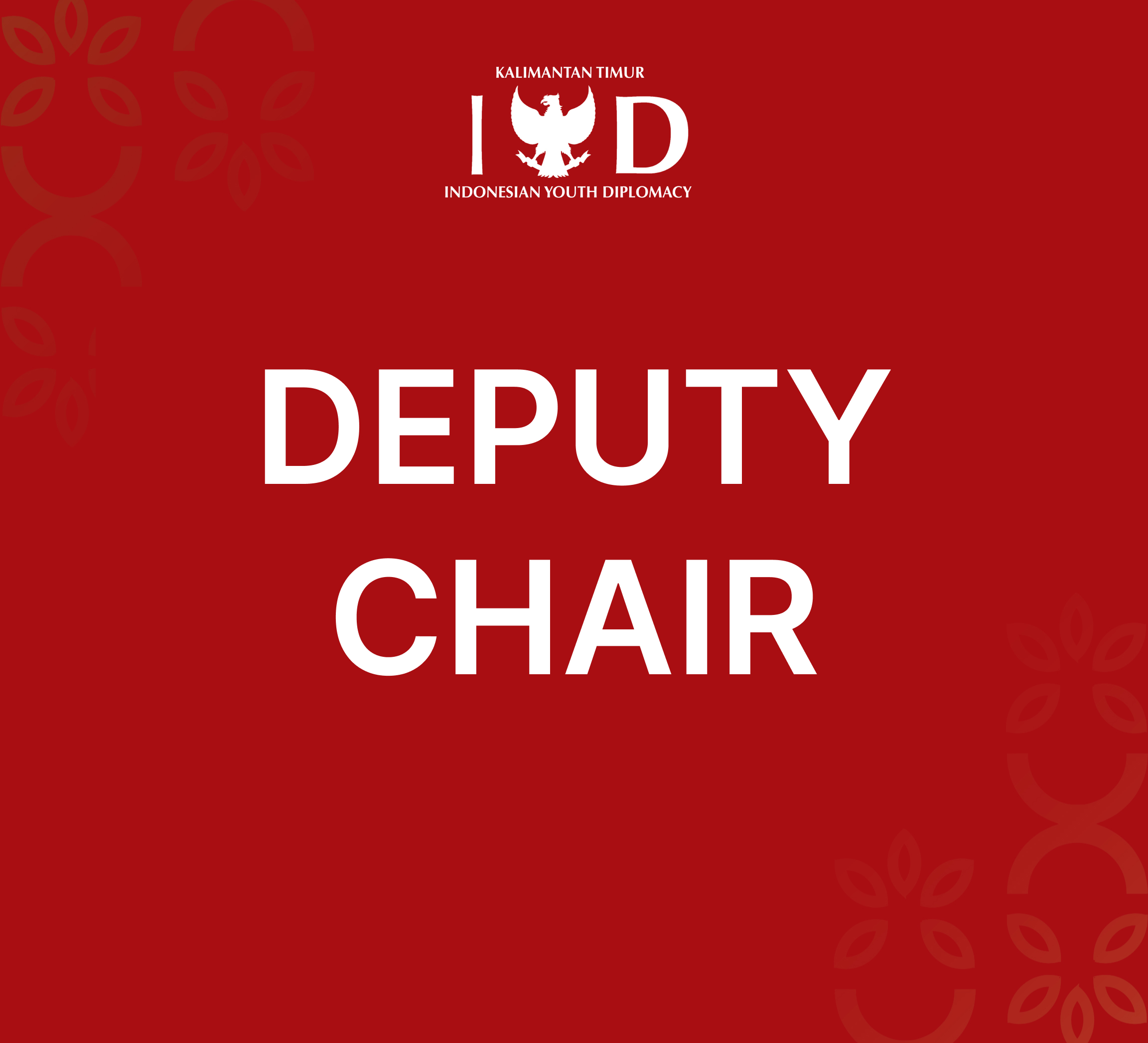 DEPUTY CHAIR