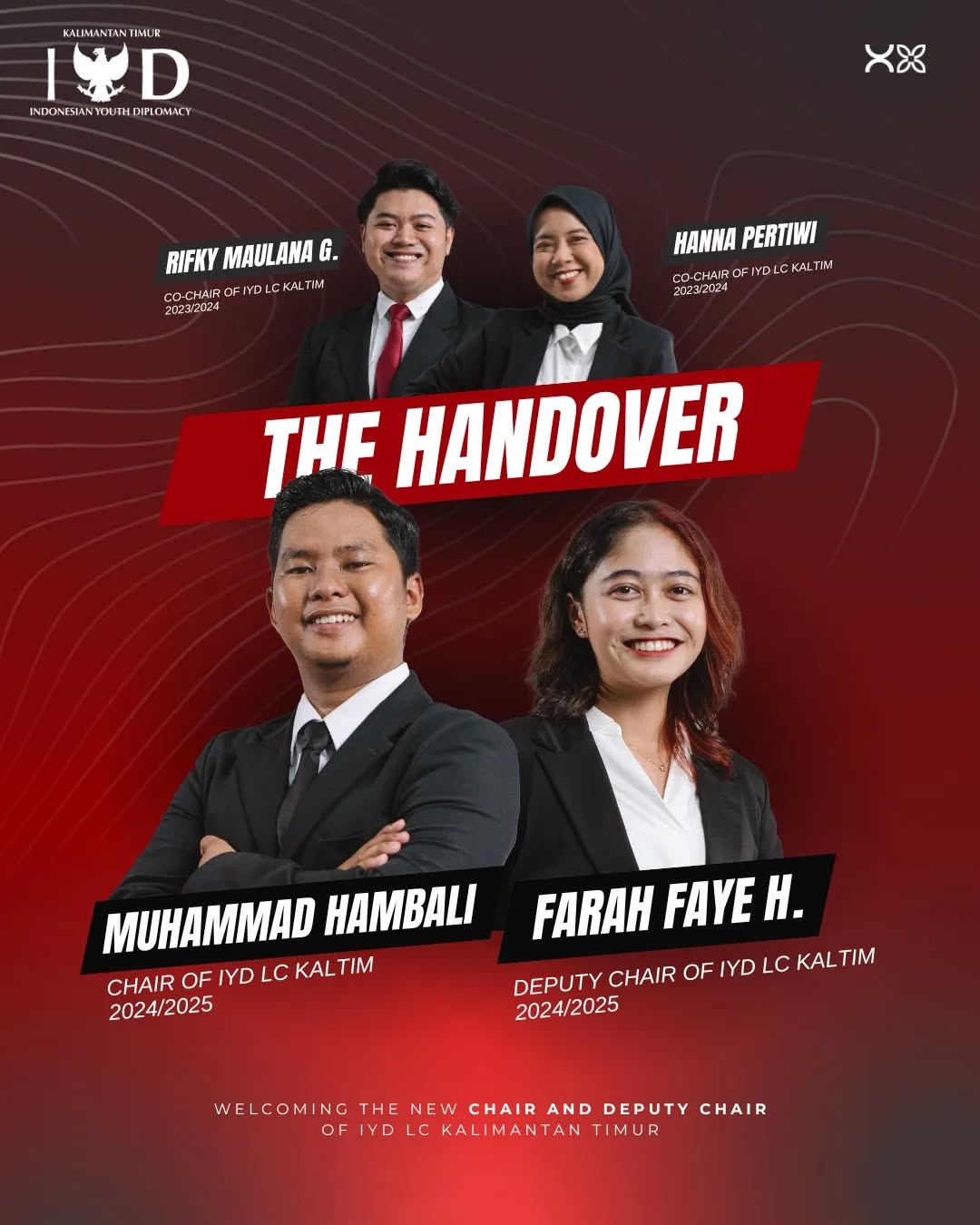THE HANDOVER IYD KALIMANTAN TIMUR