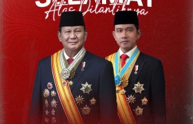 SELAMAT ATAS DILANTIKNYA PRESIDEN REPUBLIK INDONESIA