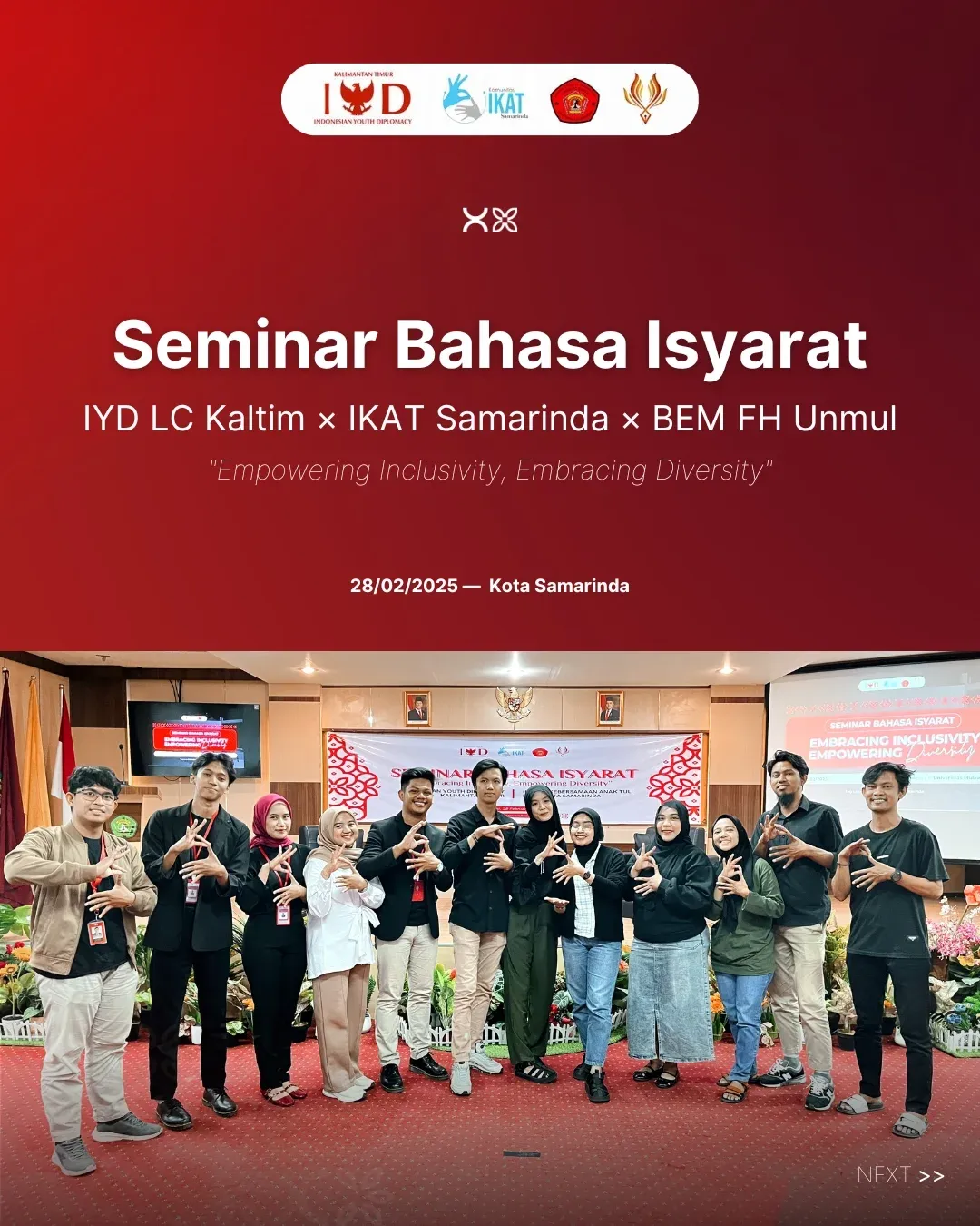 SEMINAR BAHASA ISYARAT